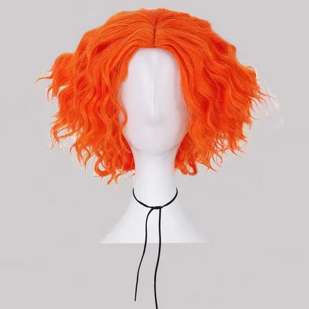 Anime Cosplay Orange Hair - Parrucche per Cosplay del Cappellaio Matto,