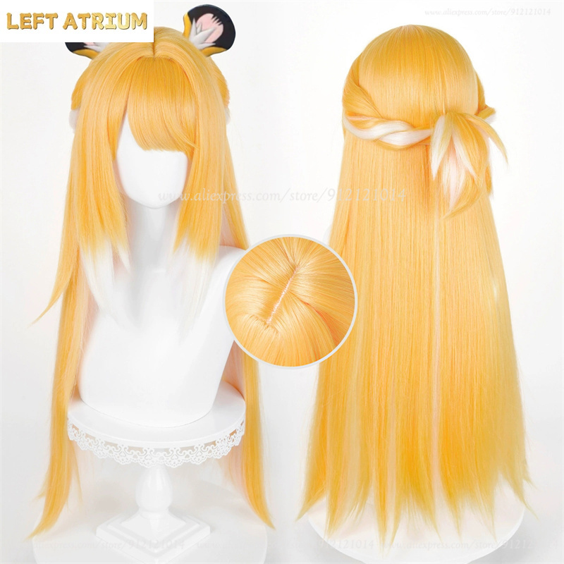Anime Cosplay Orange Hair - Parrucca Cosplay ZZZ Ju Fufu Arancione