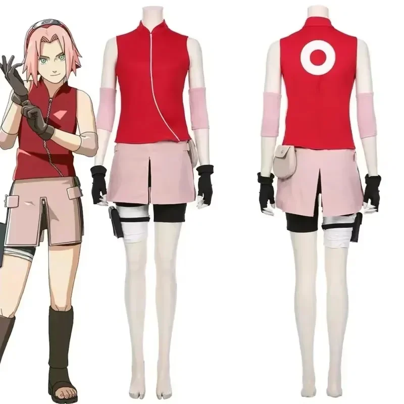 Anime Cosplay Ninja - Nuovo Costume Cosplay di Haruno Sakura