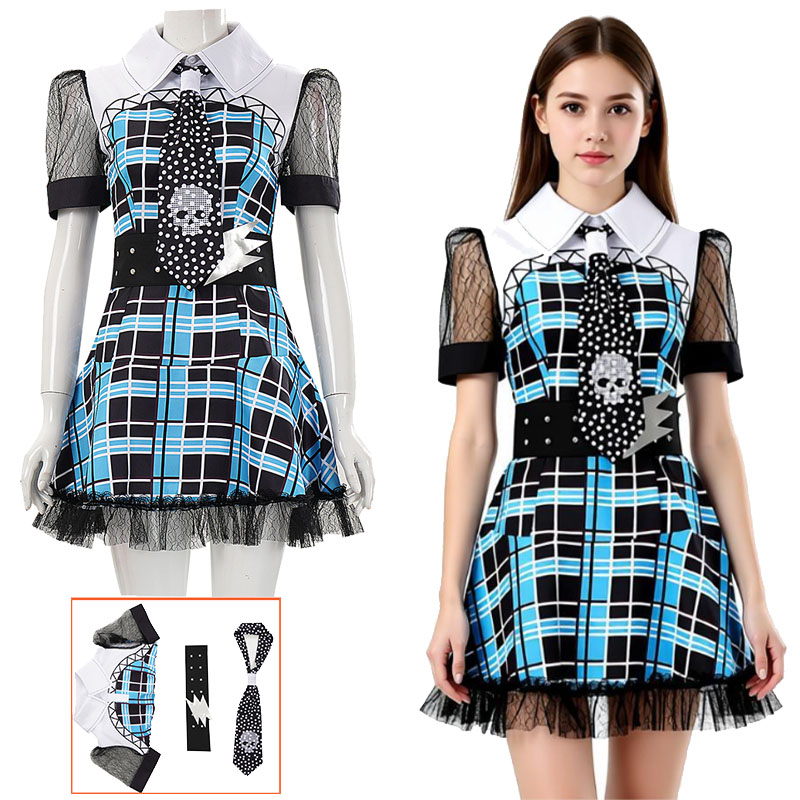 Anime Cosplay Maid - Costume Cosplay Anime Monster High Frankie