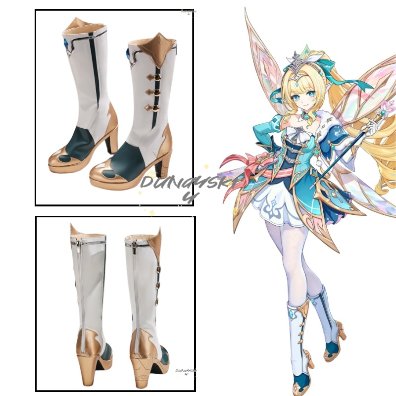 Anime Cosplay Events - 36-43 Scarpe Cosplay Genshin Impact Snezhnaya