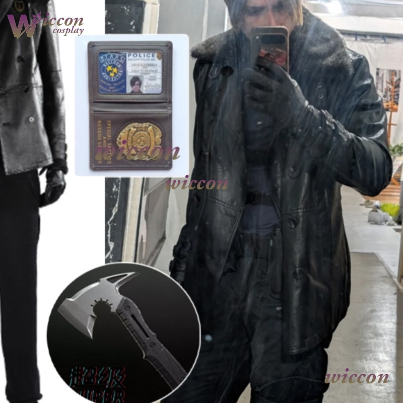 Anime Cosplay Japanese - Costume Cosplay Leon·S·Kennedy di Resident Evil,