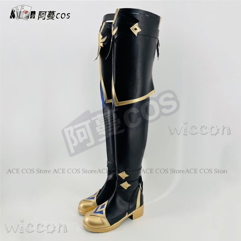 Anime Cosplay Plus Size - Stivali alti Genshin Impact Lohen -