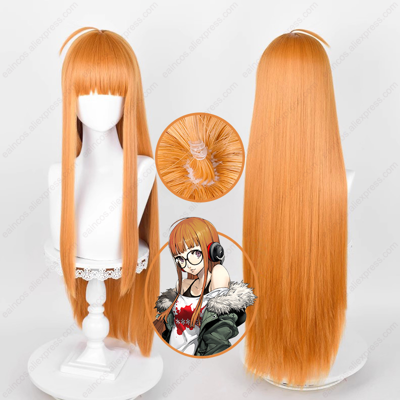 Anime Cosplay Orange Hair - Parrucca cosplay Anime Futaba Sakura 85