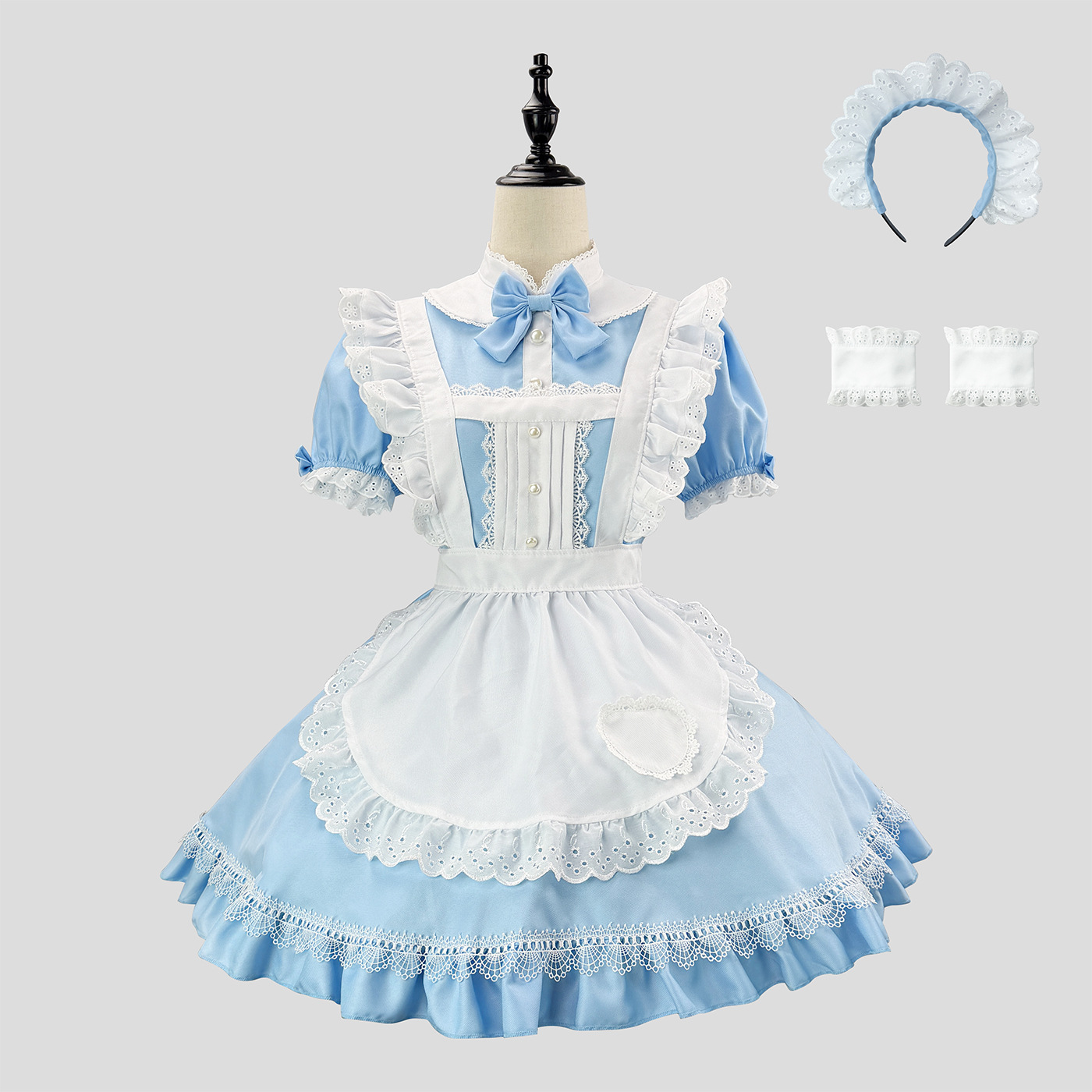 Anime Cosplay Plus Size - Costumi da Cameriera Lolita per Donne,