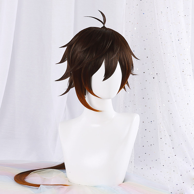 Anime Cosplay Orange Hair - Gioco di alta qualità Genshin Impact