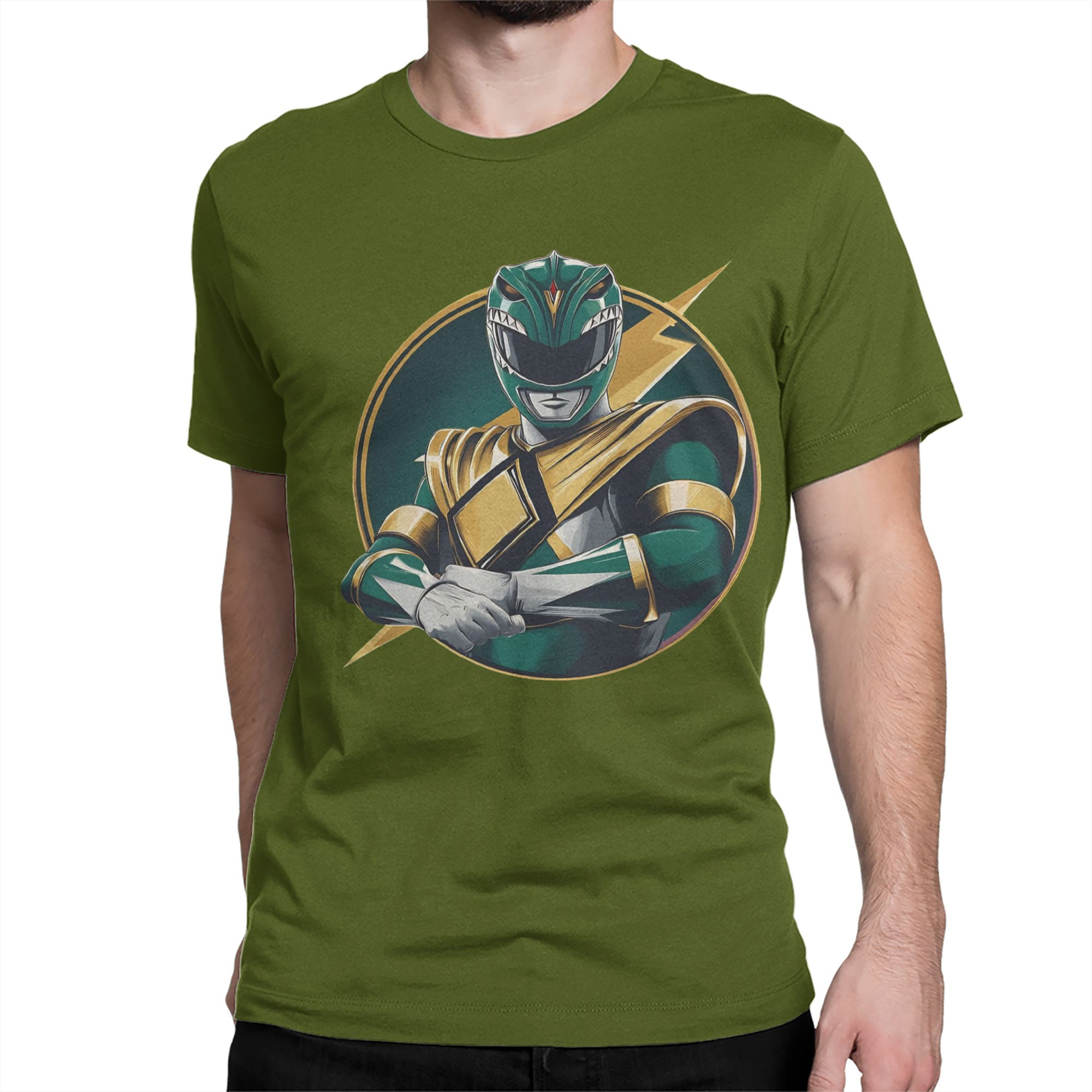 Maglietta Green Power Rangers  - Anime Cosplay Ideas Male recensione e prezzo