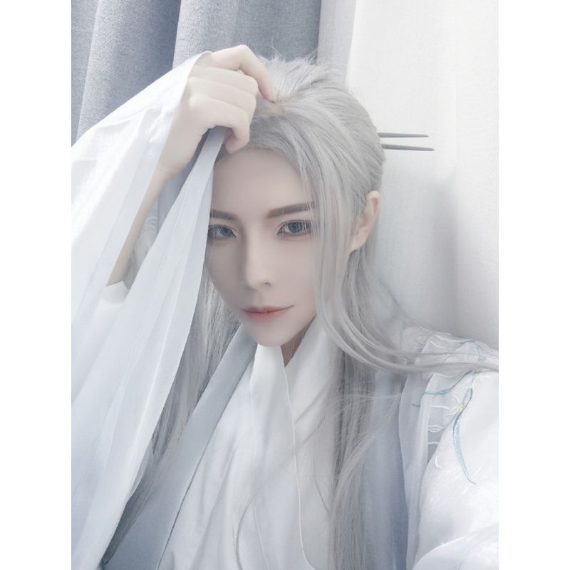 Parrucche da Uomo Hanfu per Co - Anime Cosplay Japanese recensione e prezzo