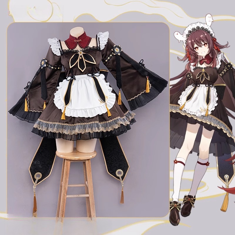 Gioco Genshin Impact Hu Tao Ca - Anime Cosplay Maid recensione e prezzo