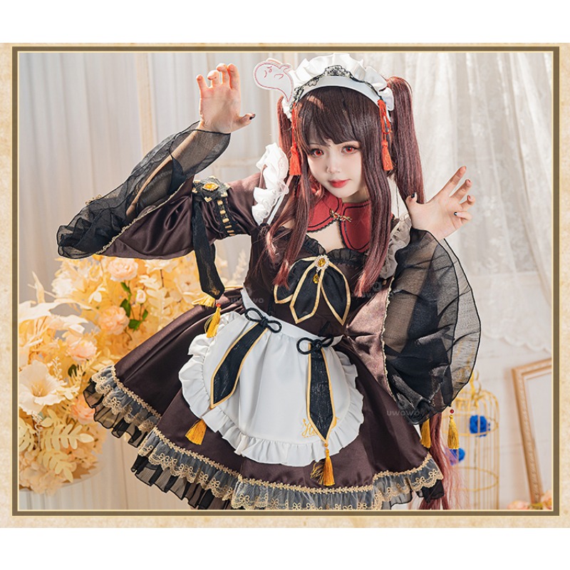 Gioco Genshin Impact Hu Tao Ca - Anime Cosplay Maid recensione e prezzo