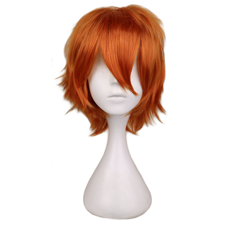 Parrucca corta arancione per u - Anime Cosplay Orange Hair recensione e prezzo