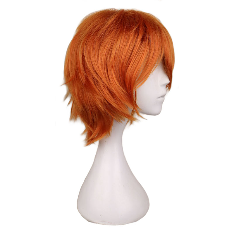 Parrucca corta arancione per u - Anime Cosplay Orange Hair recensione e prezzo