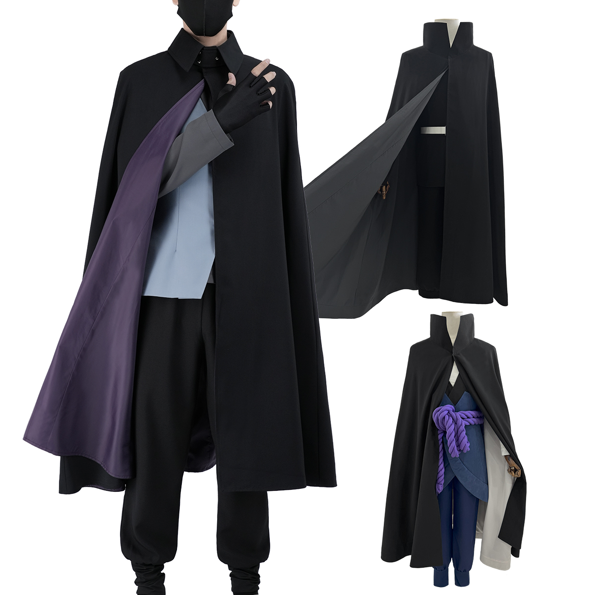 HOLOUN Uchiha Sasuke Anime Cos - Convention Cosplay Anime recensione e prezzo