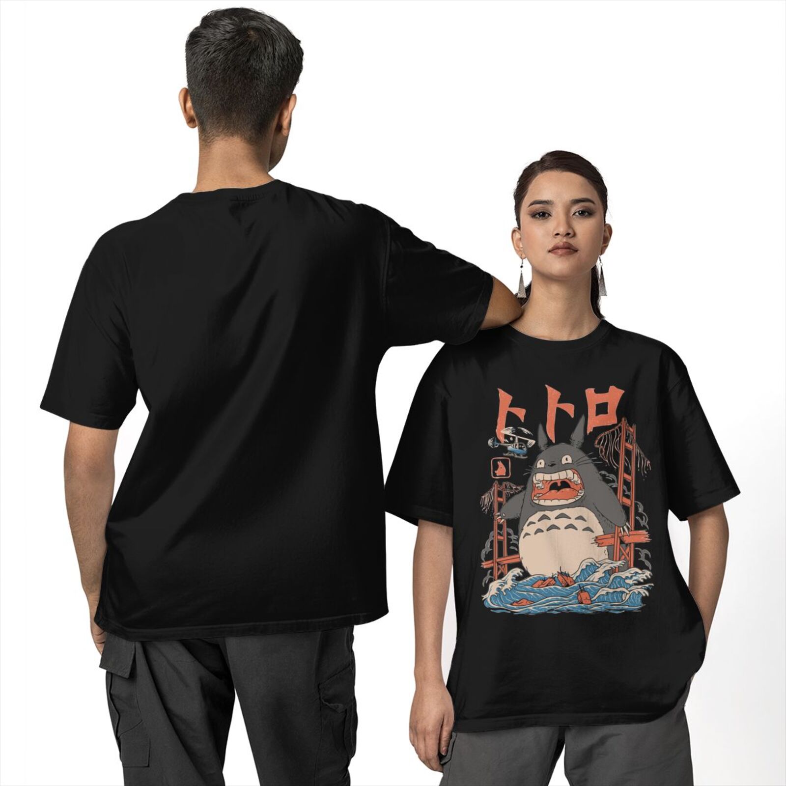 Totoro-Miyazaki Anime T-shirt  - Anime Cosplay Ideas Male recensione e prezzo