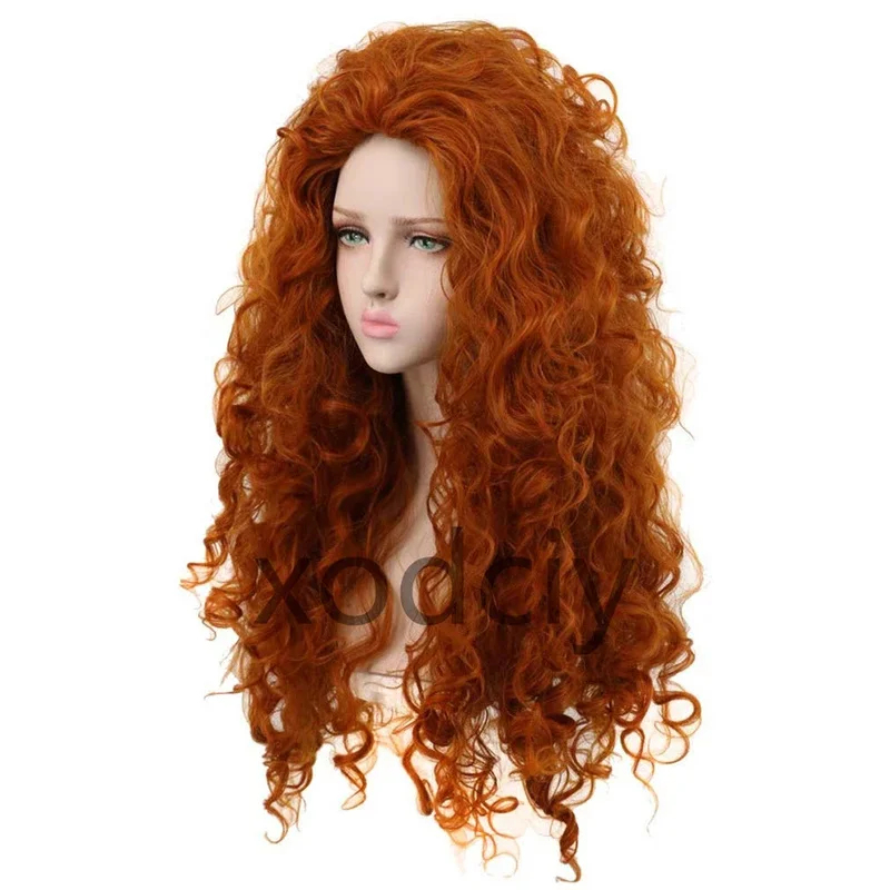 EW5DY20Movie Brave Princess Me - Anime Cosplay Orange Hair recensione e prezzo
