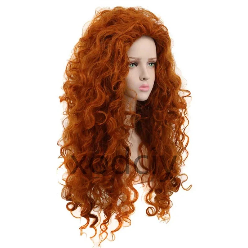 EW5DY20Movie Brave Princess Me - Anime Cosplay Orange Hair recensione e prezzo