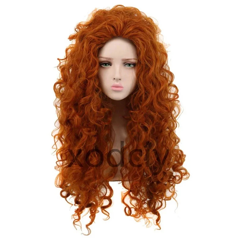 EW5DY20Movie Brave Princess Me - Anime Cosplay Orange Hair recensione e prezzo