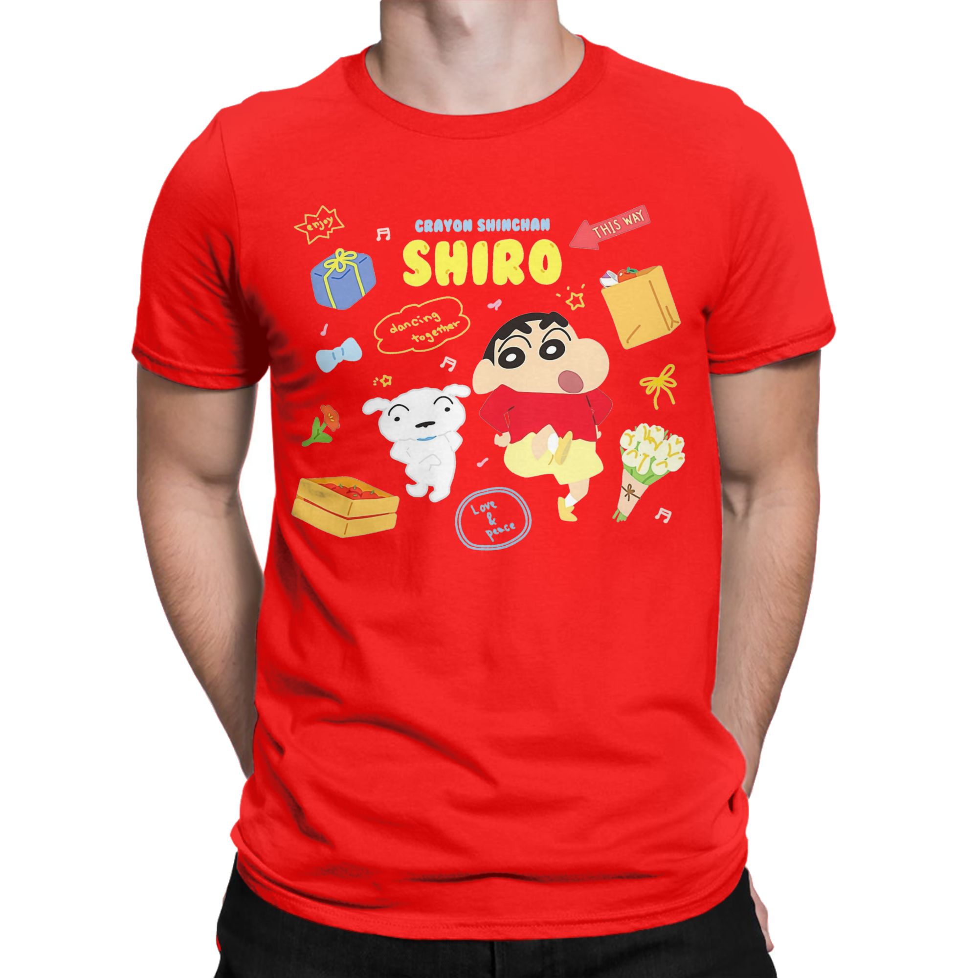 T-shirt Crayon Shin-chan per u - Anime Cosplay Ideas Male recensione e prezzo